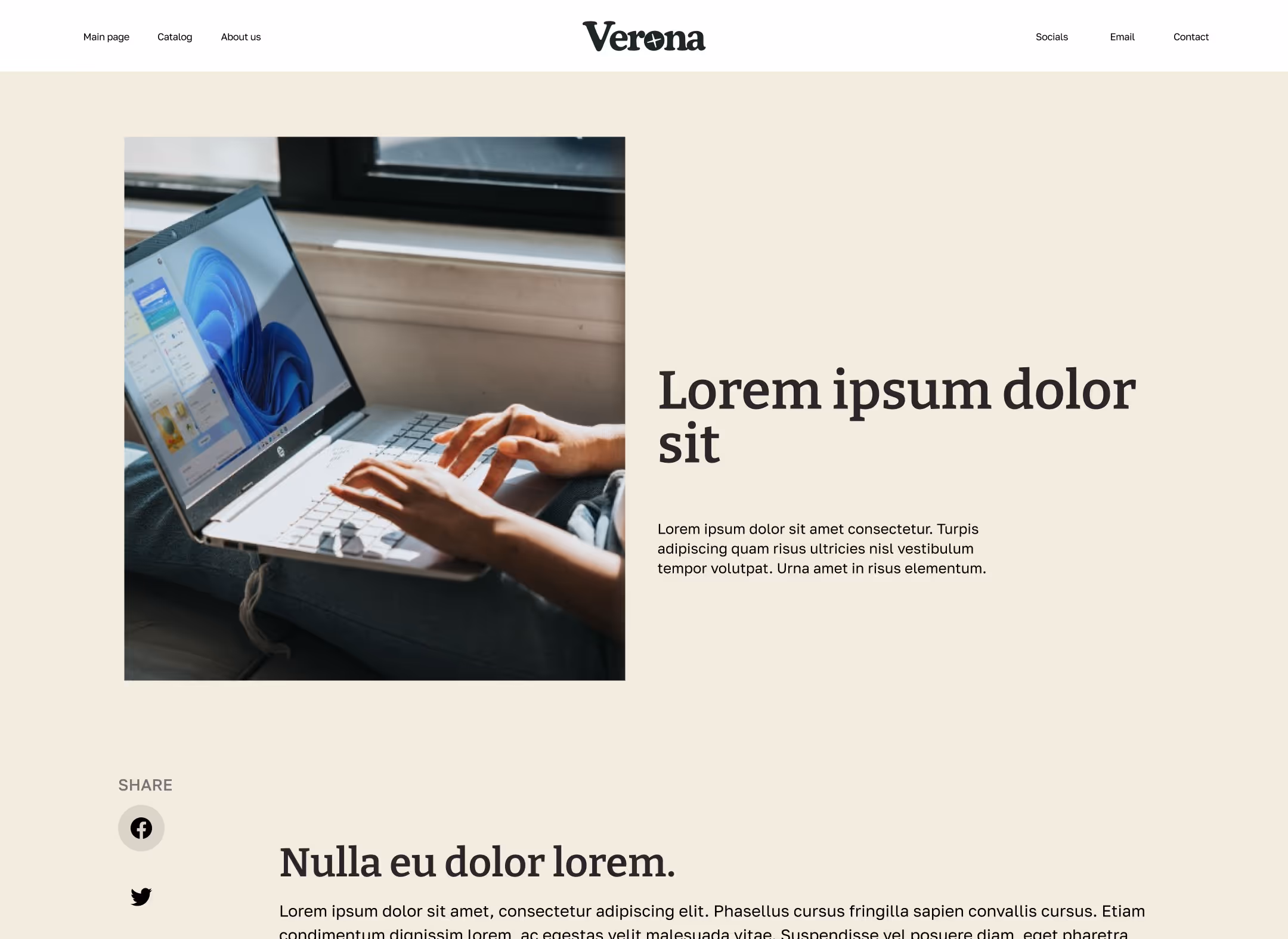 Portfolio Webflow Template - Verolio - Designed by Azwedo.com and Wedoflow.com