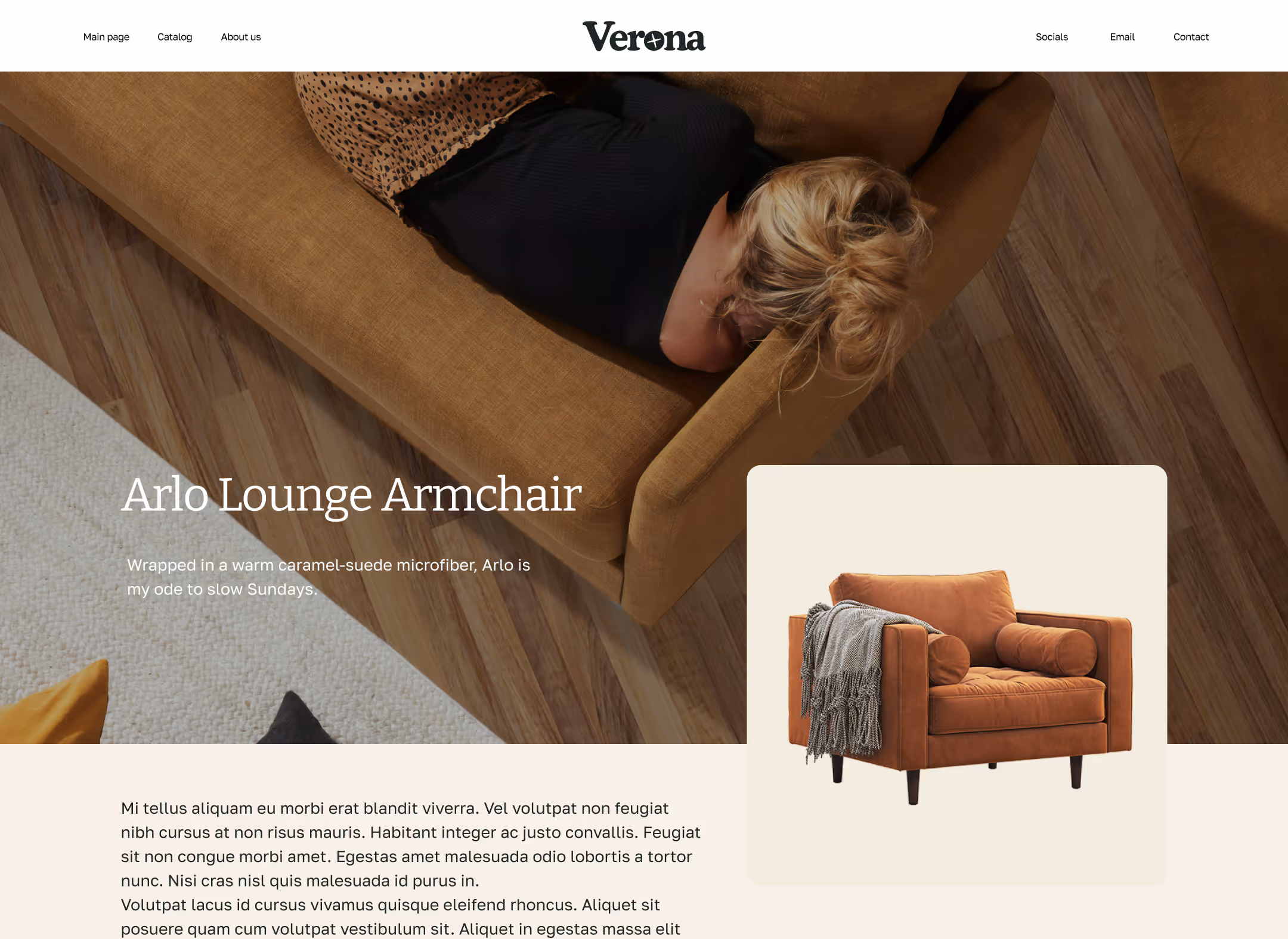 Portfolio Webflow Template - Verolio - Designed by Azwedo.com and Wedoflow.com