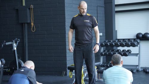 Dj O'Dwyer taking a class at Inspire Gym