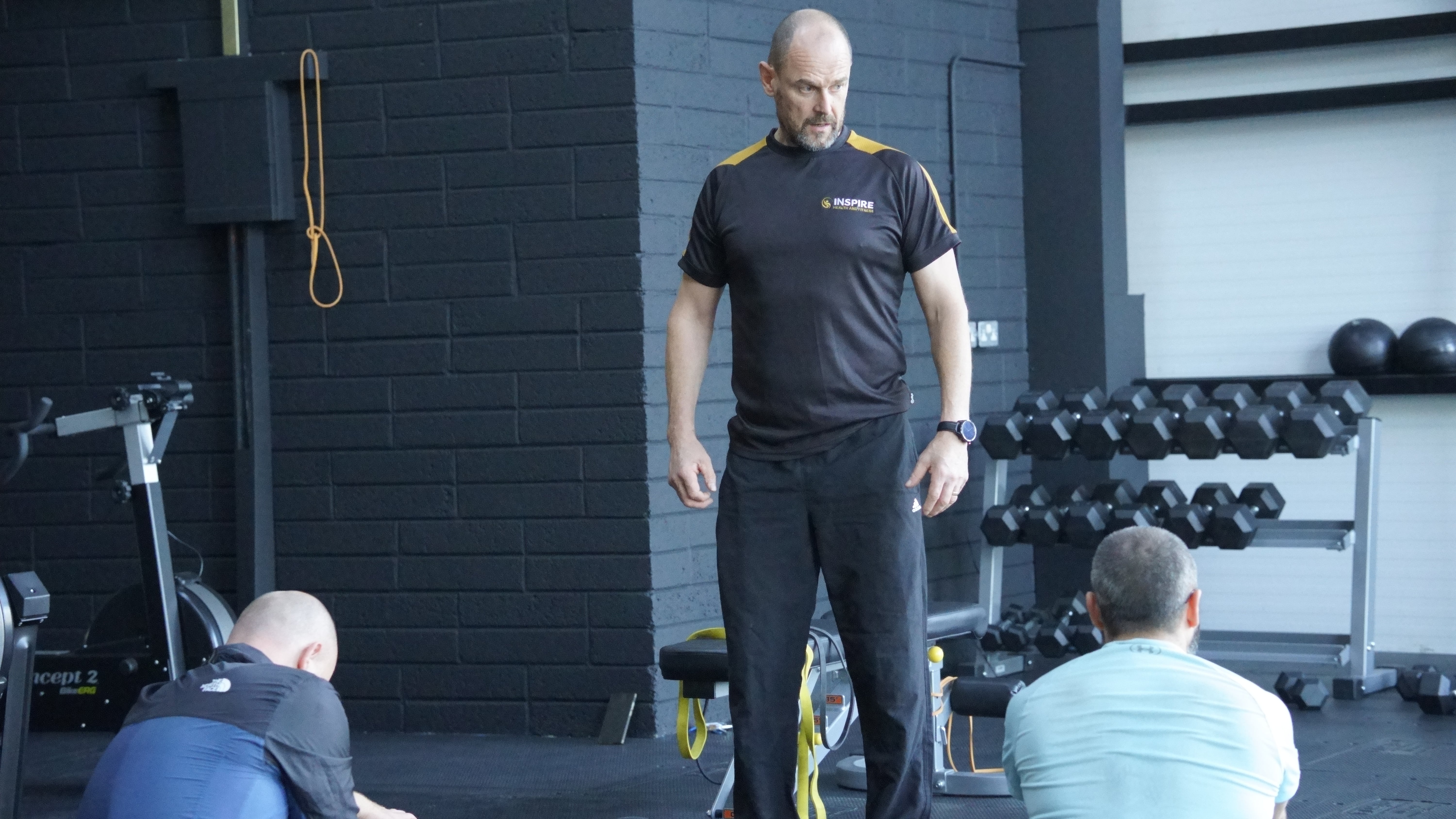 Dj O'Dwyer taking a class at Inspire Gym