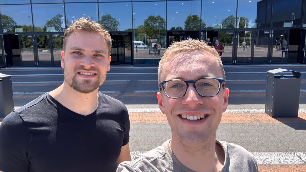 Tim Zijlstra en Yke Hiemstra Vakbeurs monument 2025