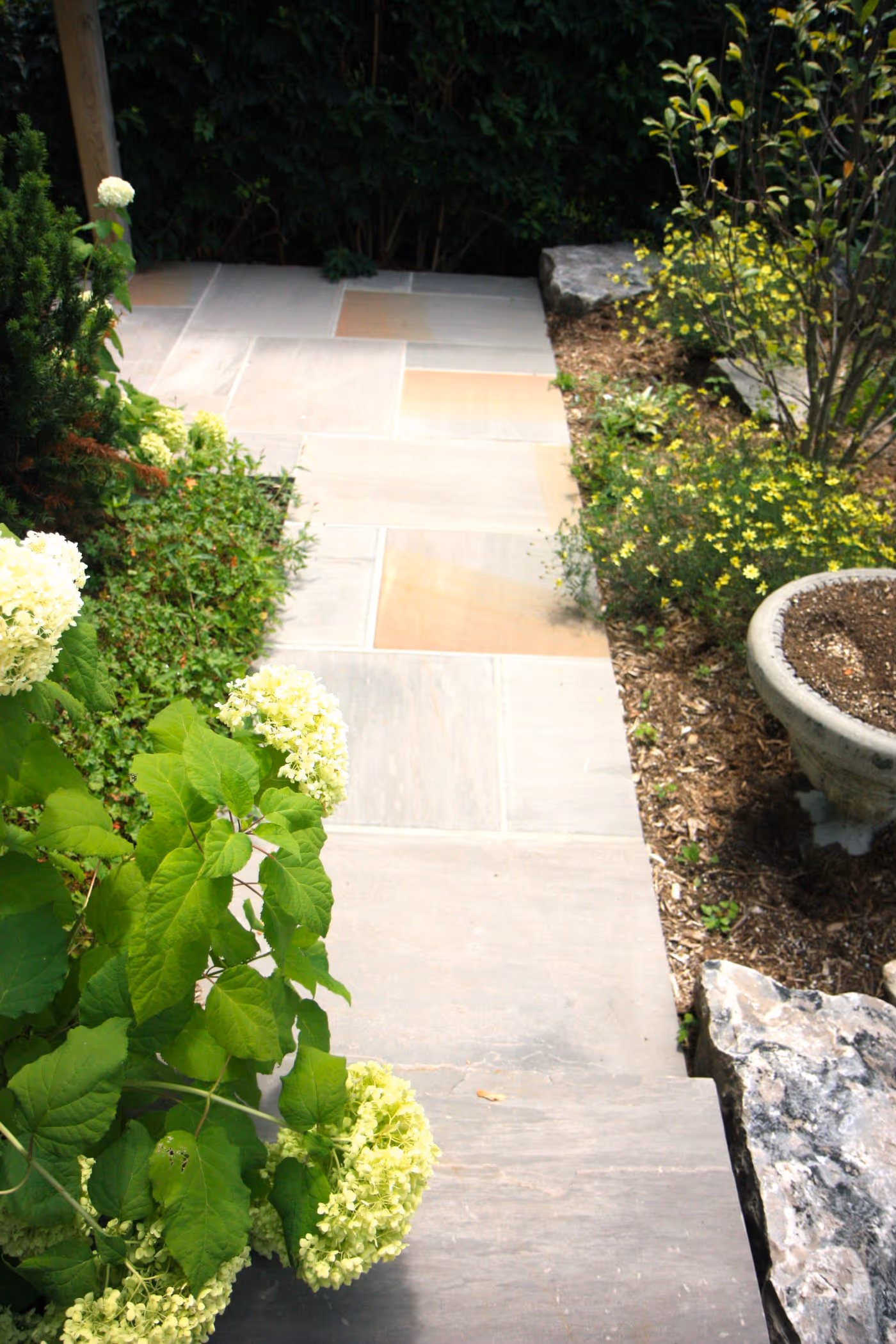 Stone pathway