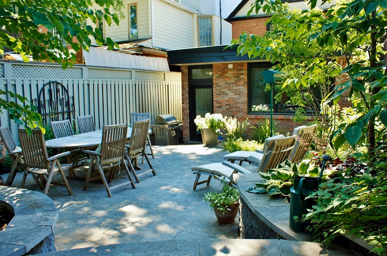 Full patio view