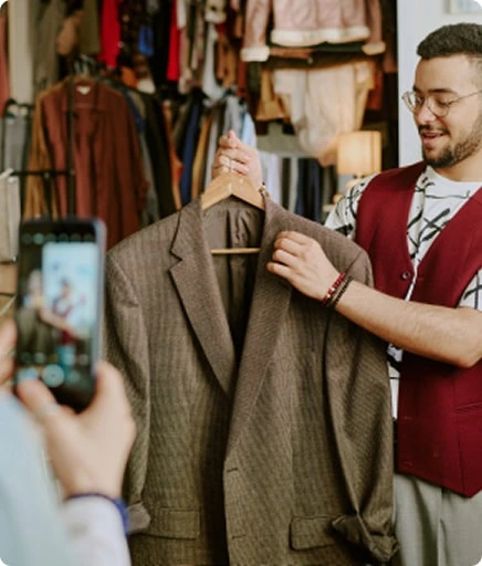 Boutique e-commerce de vêtements de seconde main