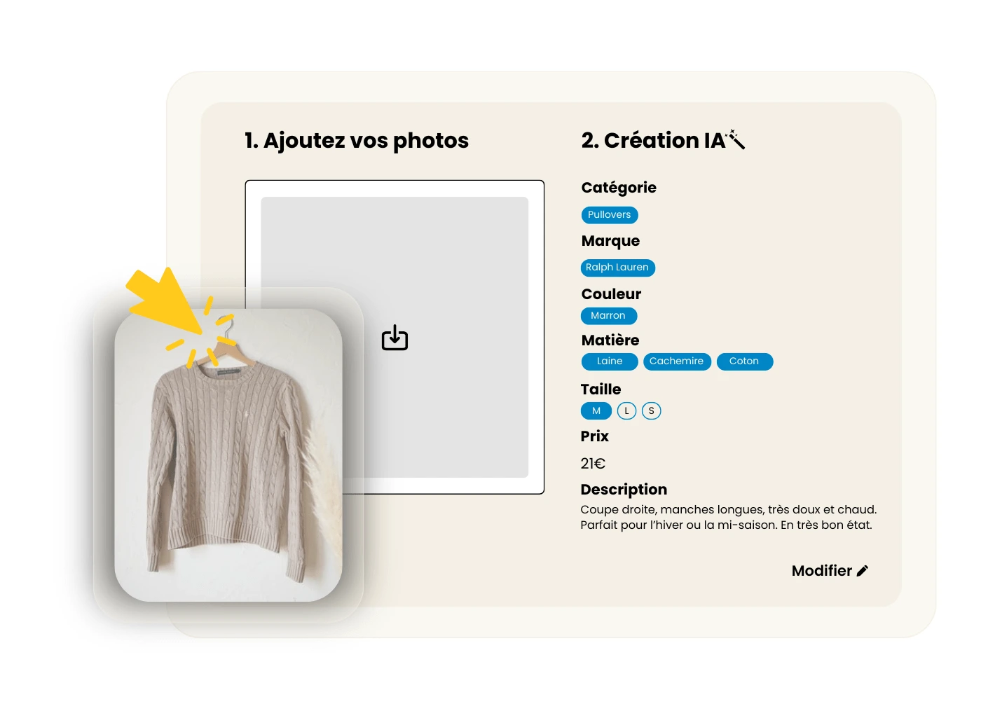 Les annonces automatisées pour Vinted et Shopify avec Dresskare