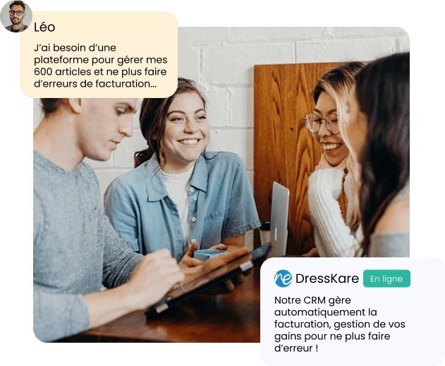 Vendeuse vinted qui utilise l'IA DressKare