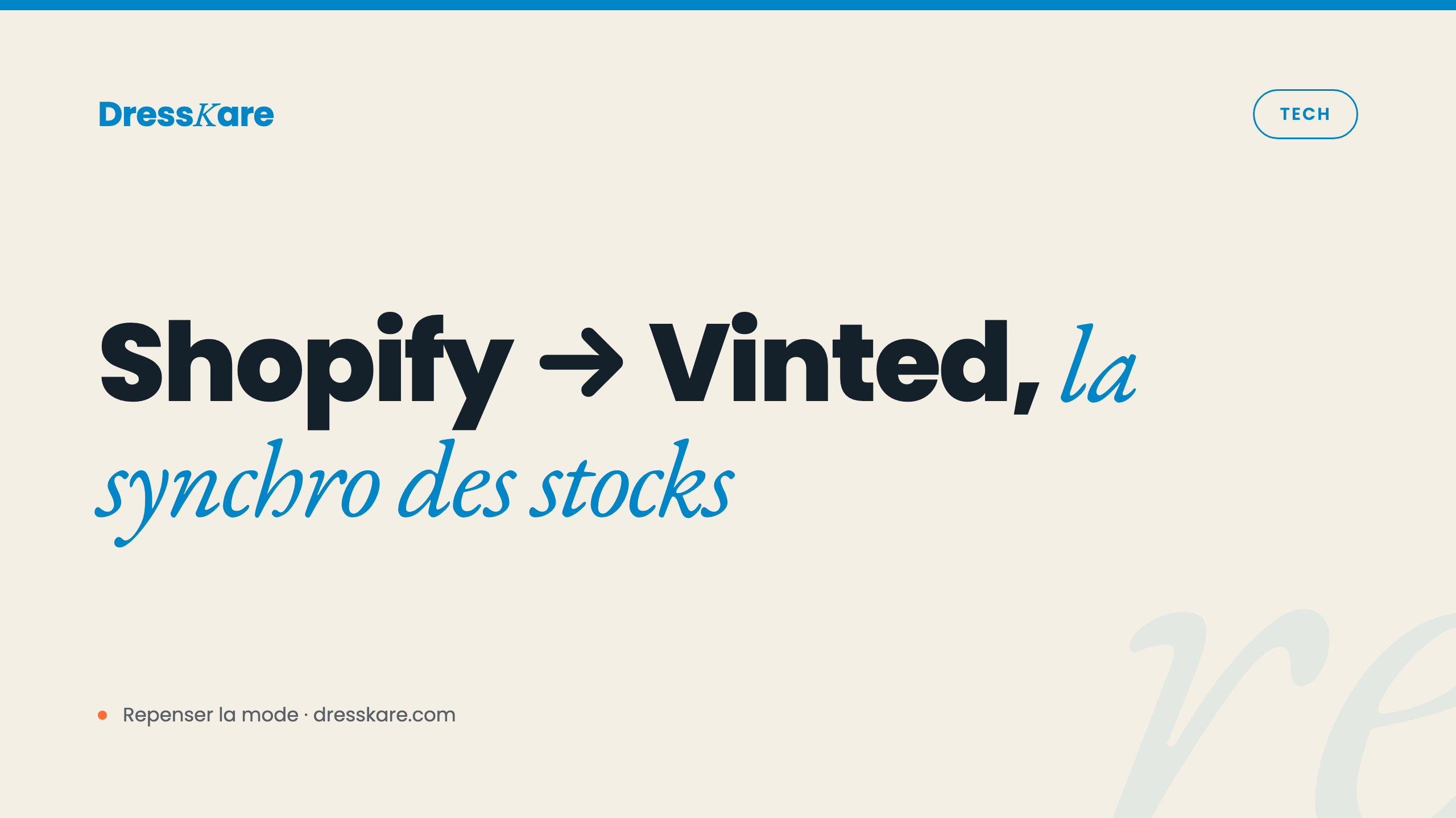 Shopify → Vinted : comprendre la synchronisation automatique des stocks