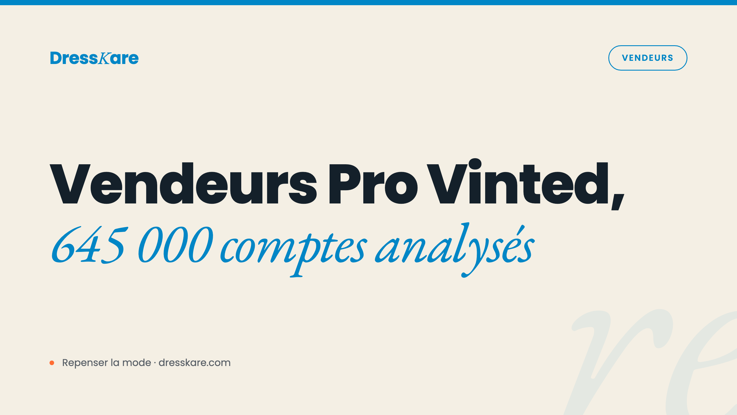 Vendeur pro Vinted : l'analyse de 645 000 comptes établis