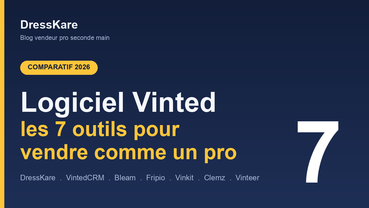 Comparatif des logiciels Vinted 2026