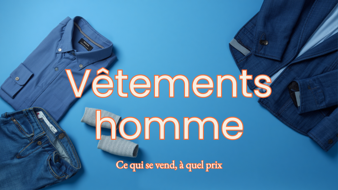 Chemise, jean et veste homme pour revendre des vêtements homme sur Vinted