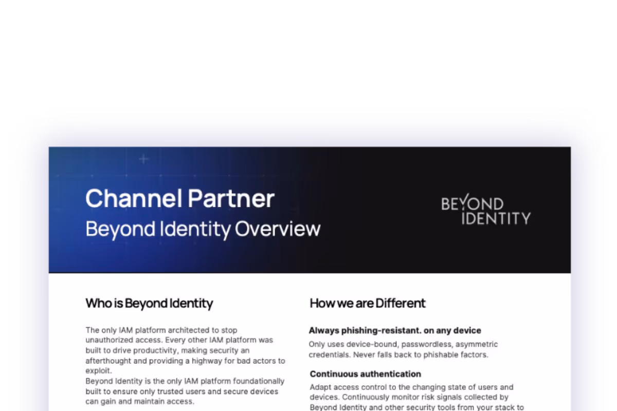 Platform Overview Secure Access
