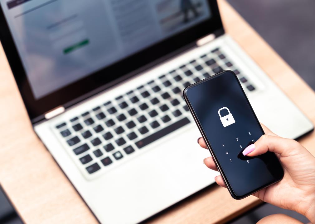 lock on phone