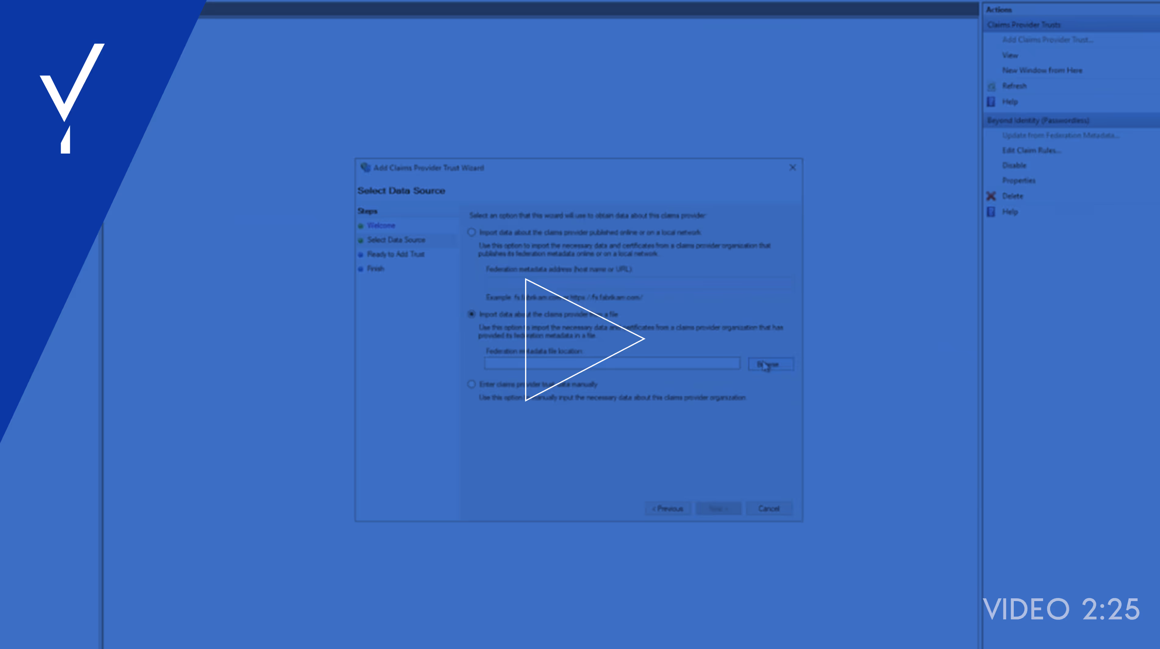 Beyond Identity + Microsoft ADFS Integration