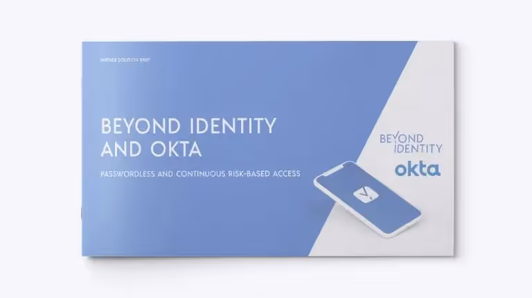 Beyond Identity and Okta