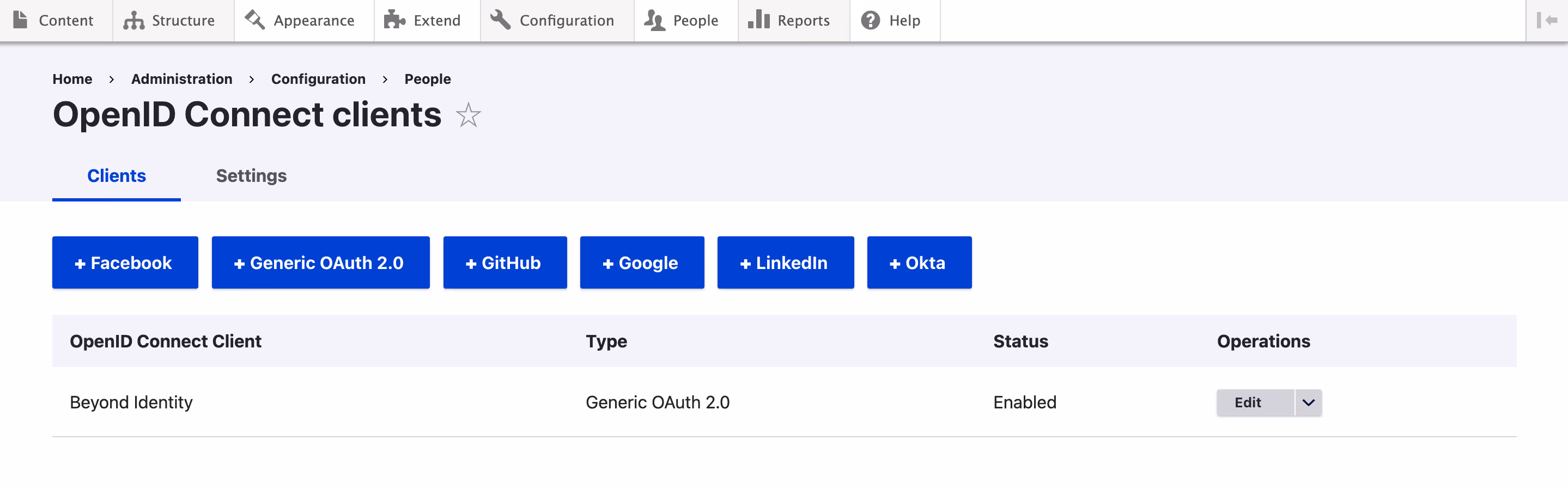 openid connect clients on drupal