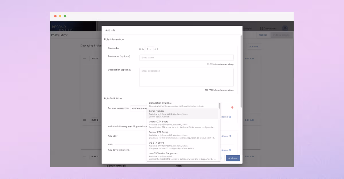 Continuous Risk-Based Access Control with Beyond Identity’s CrowdStrike Integration