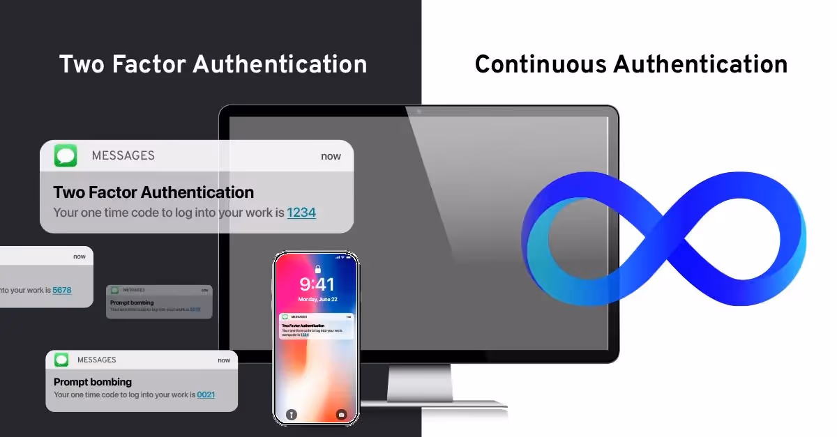 How is Continuous Authentication Different from Two-Factor Authentication?
