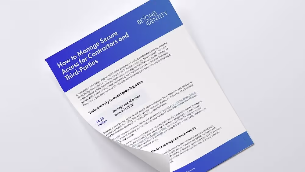 How to Manage Secure Access for Contractors and Third-Parties