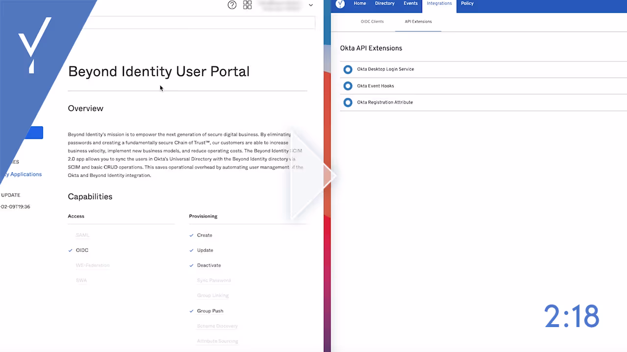 Integrate Beyond Identity with Okta