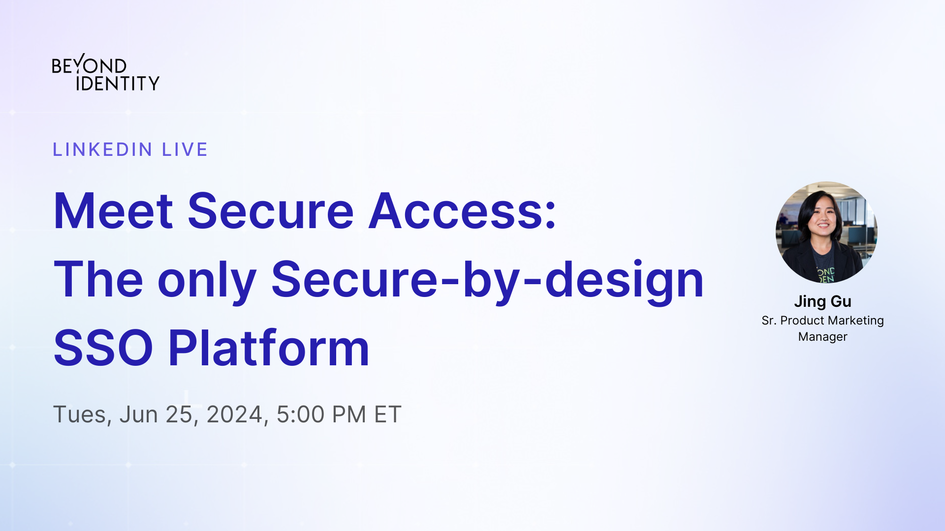 Meet Secure Access: The only Secure-by-Design SSO platform