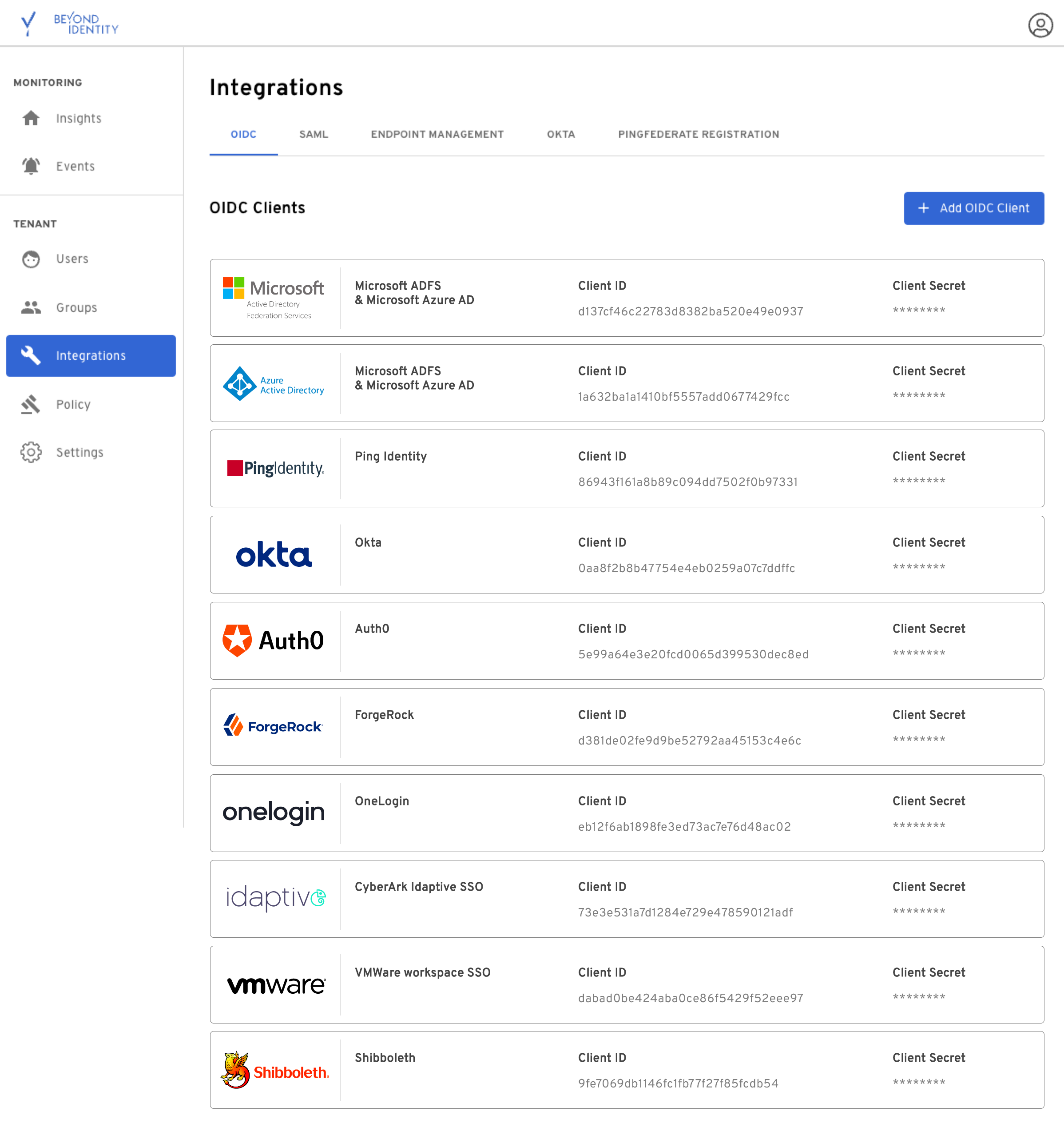 policy screenshot