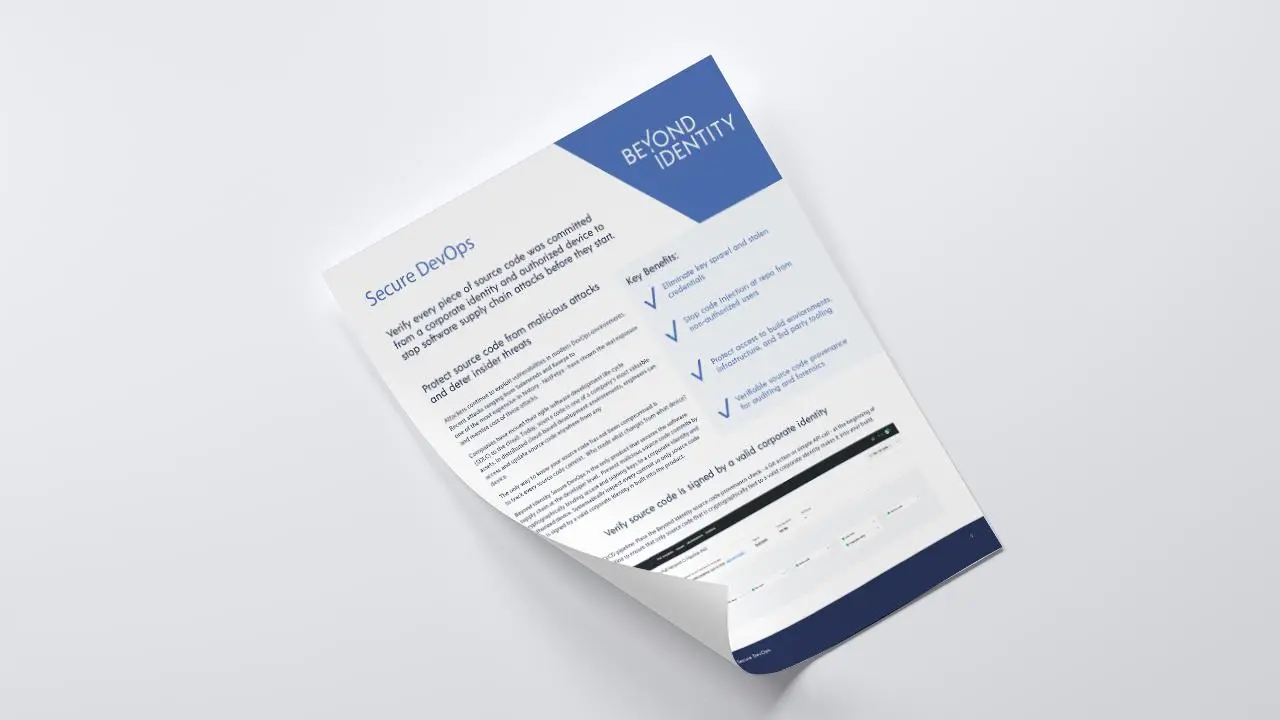 Secure DevOps Datasheet