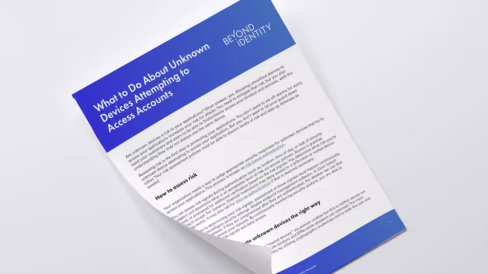 What to Do About Unknown Devices Attempting to Access Accounts