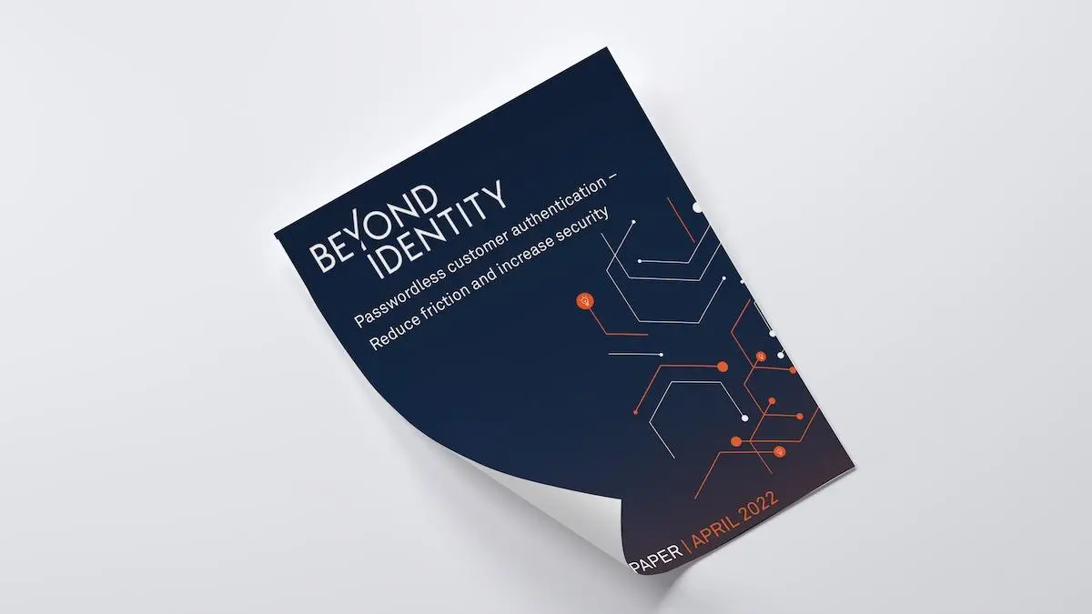 Passworldess Customer Authentication: Reduce Friction and Increase Security