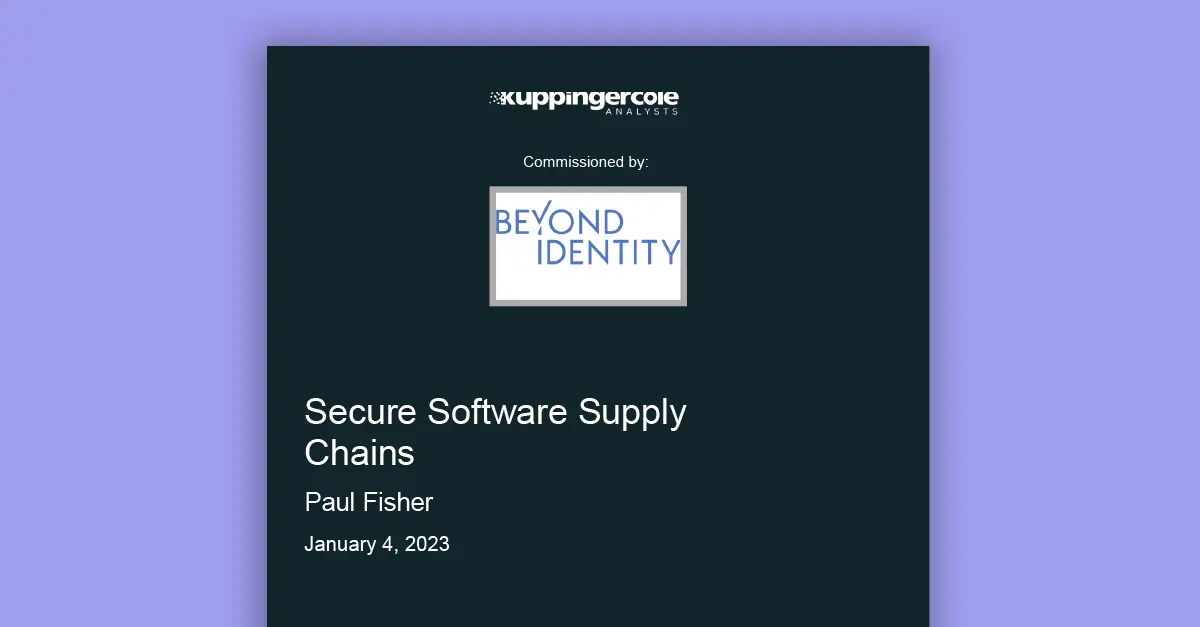 Secure Software Supply Chains