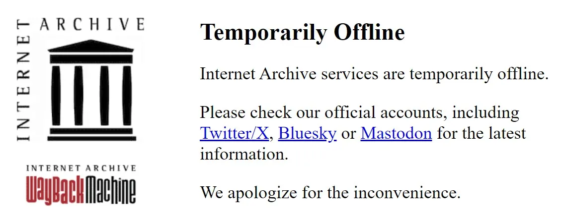 Internet Archive Cyberattack confirmed