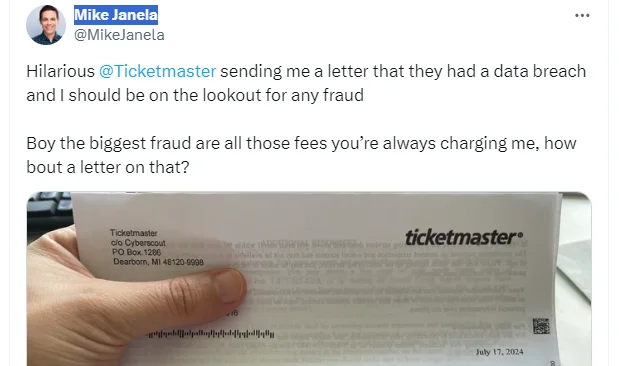 Ticketmaster data breach