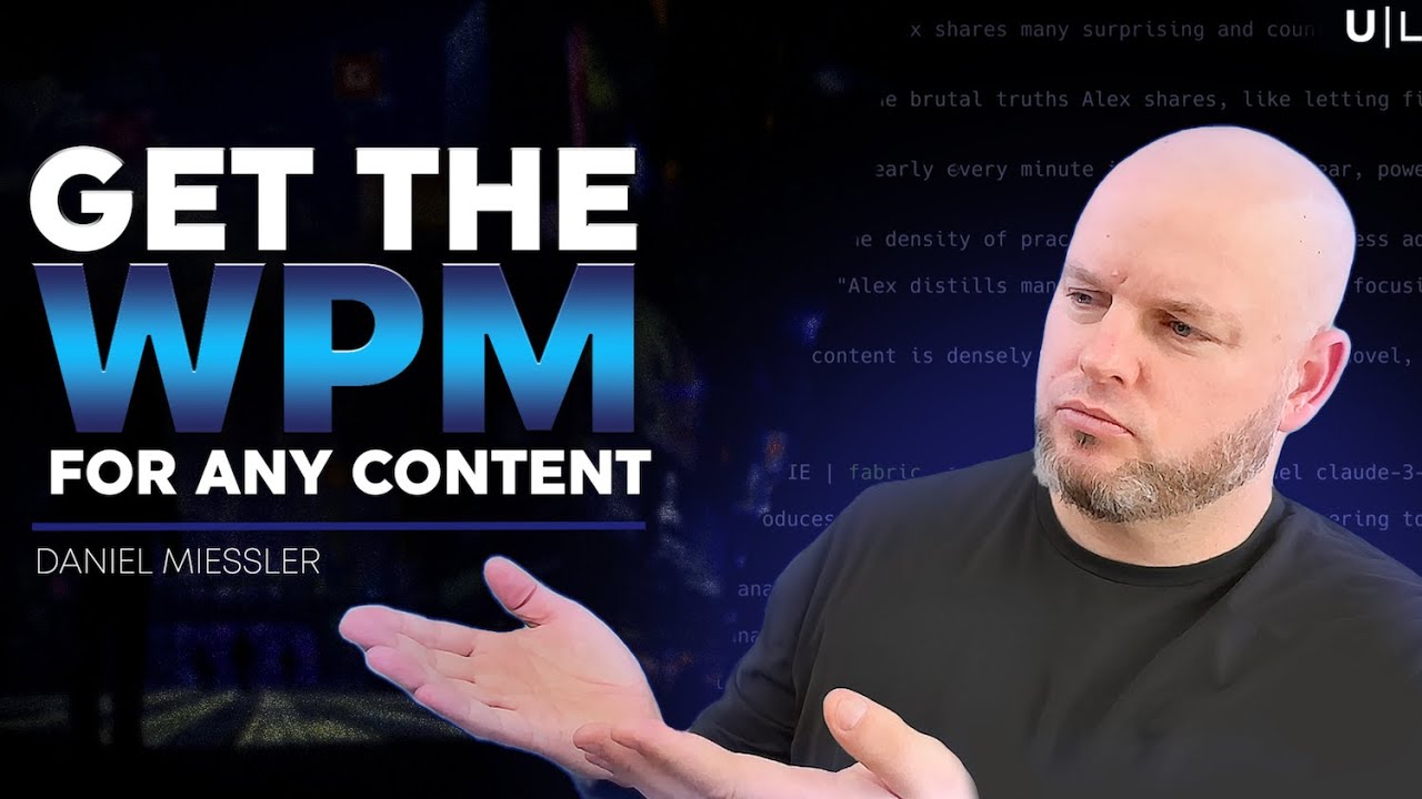 YouTube video by Unsupervised Learning