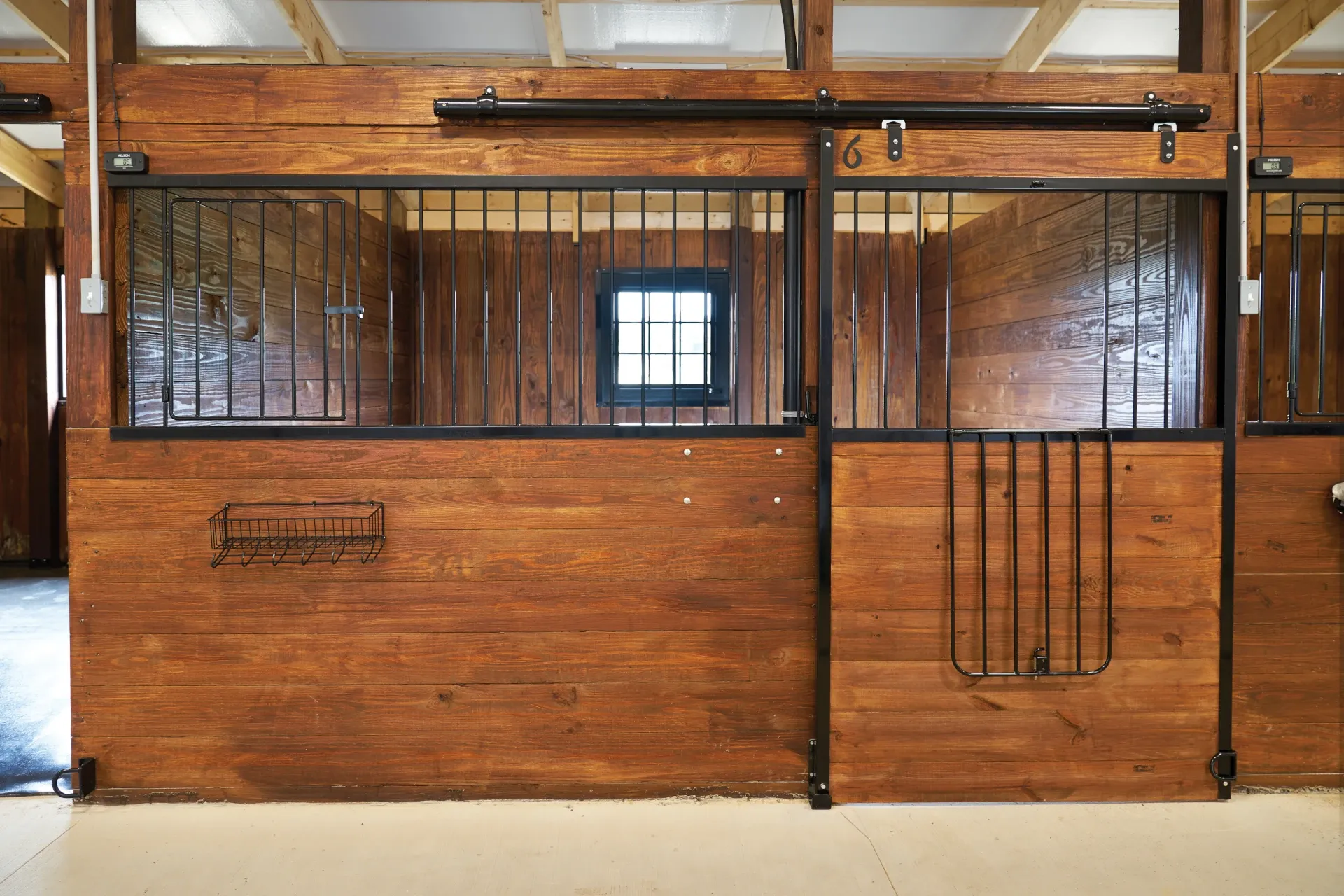 stall front euro style at carolina hill farms