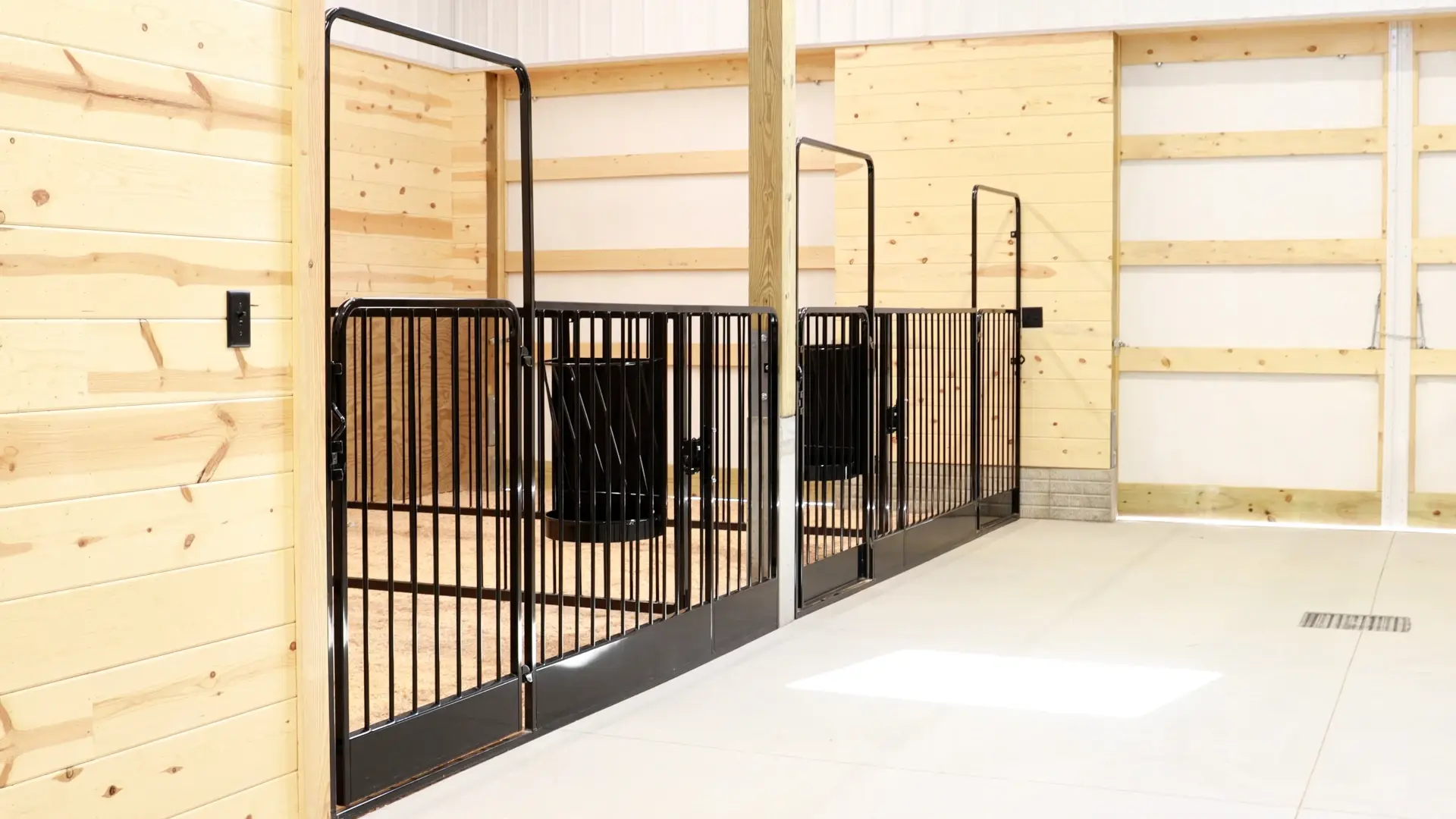 steiner barn inside black gate