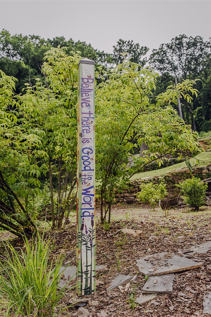 Scenic photo of pollinator garden at Lookout Mountain Conservancy