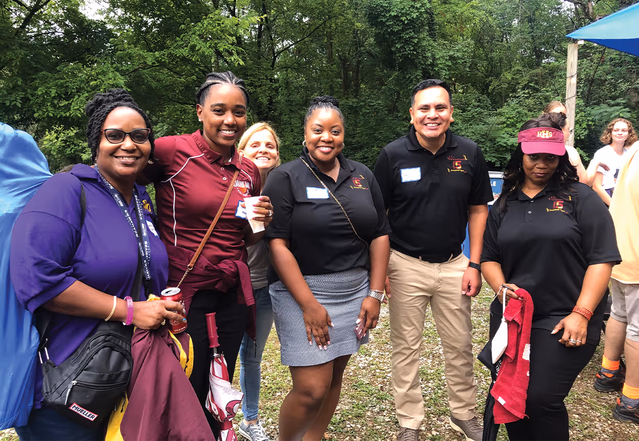Supporters at the annual Shrimp Boil event