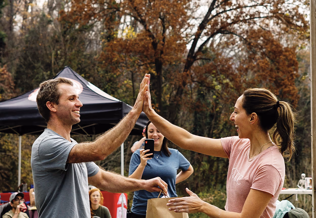 Supporters at the annual Boulderfest Event