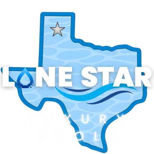 Logo For Lone Star Luxury Pools a pool construction company in Amarillo Texas