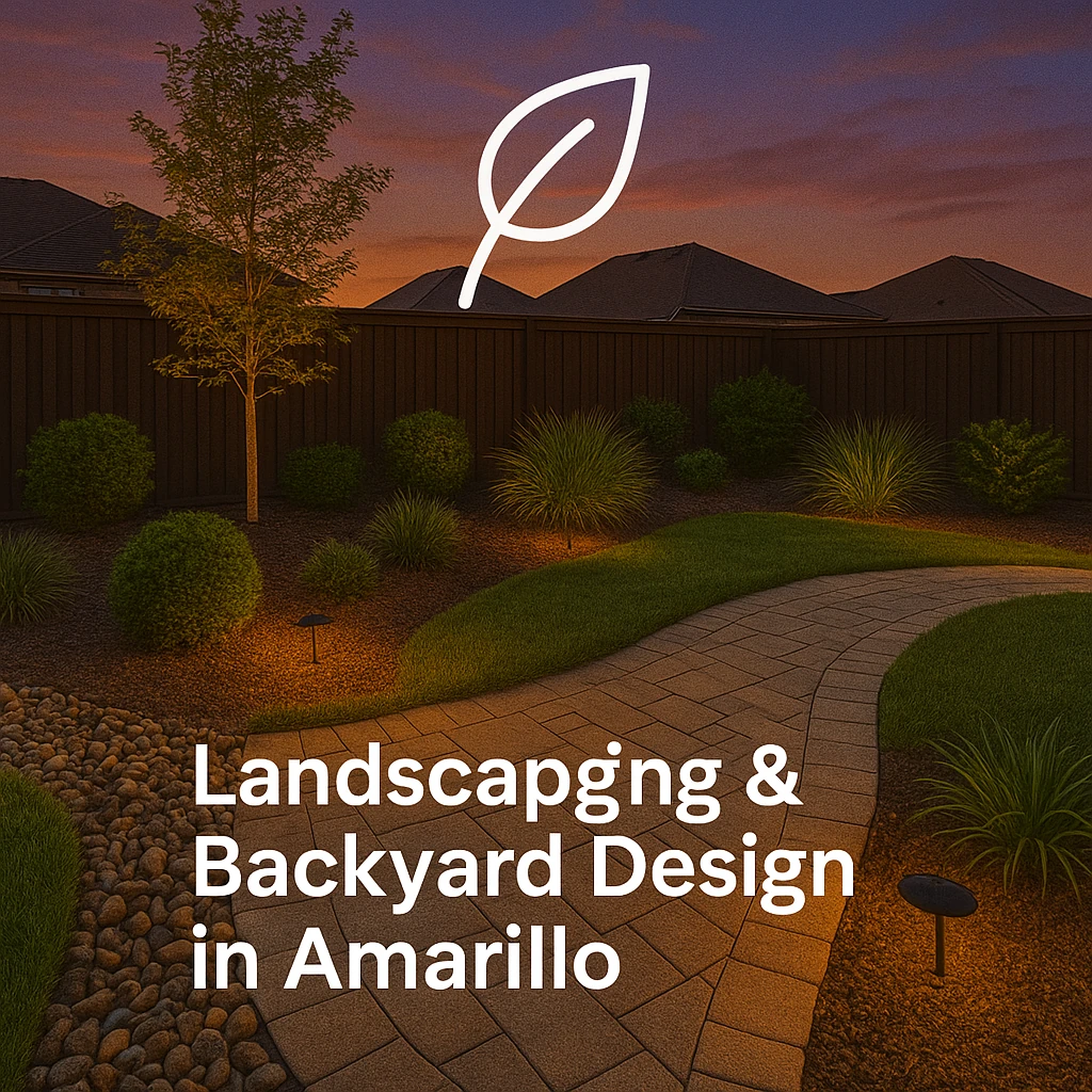 Landscaping and Design by Lone Star Luxury pools in Amarillo Texas