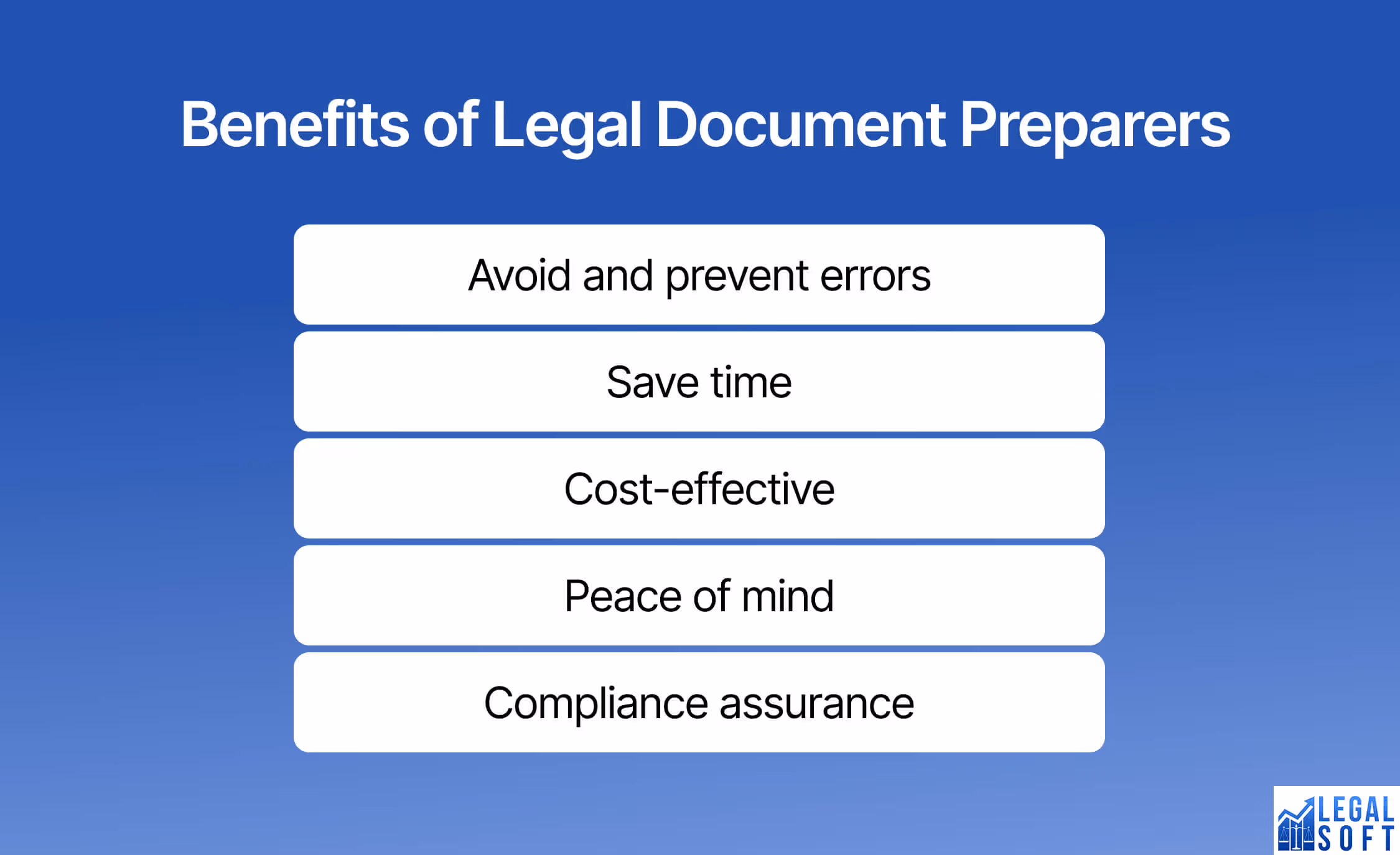 legal document prepares benefits of hiring one