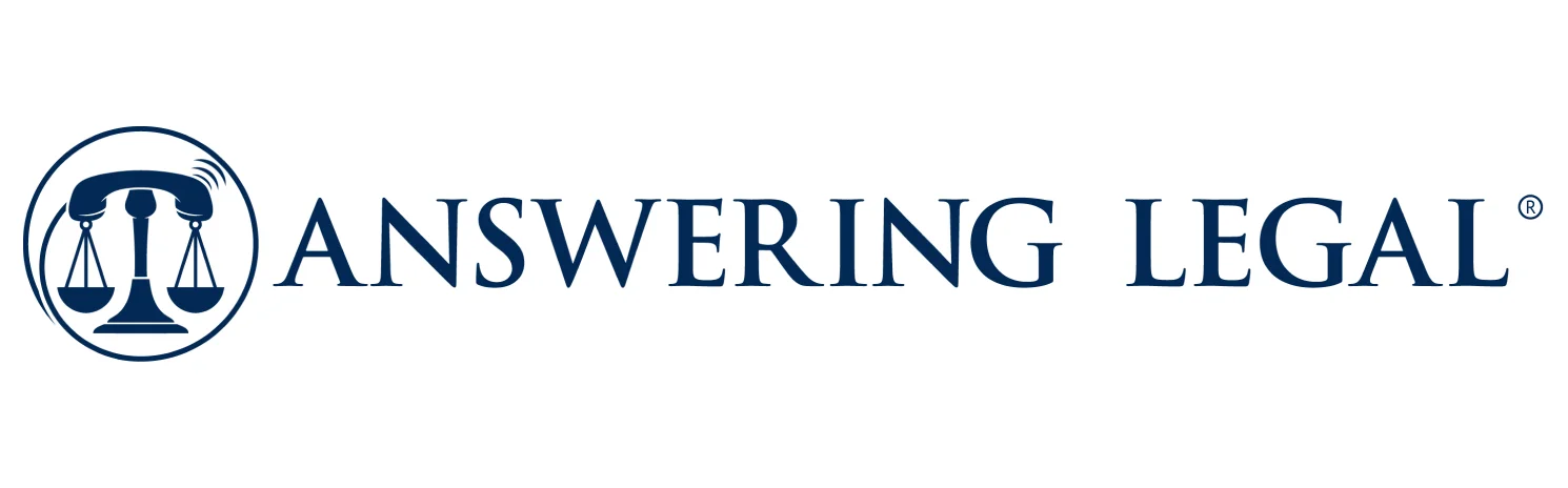 answering legal logo brand