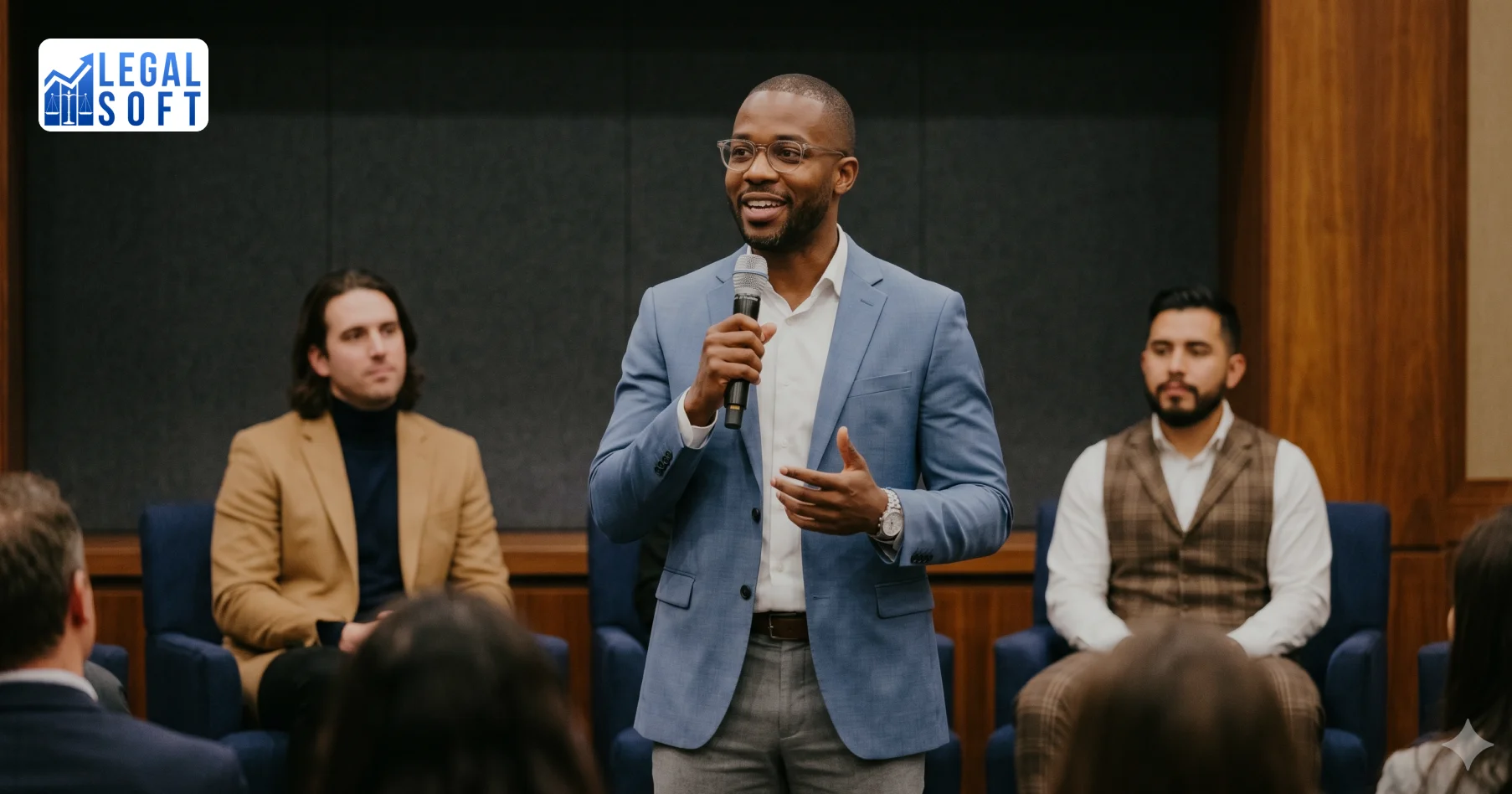 lawyer speaking at events