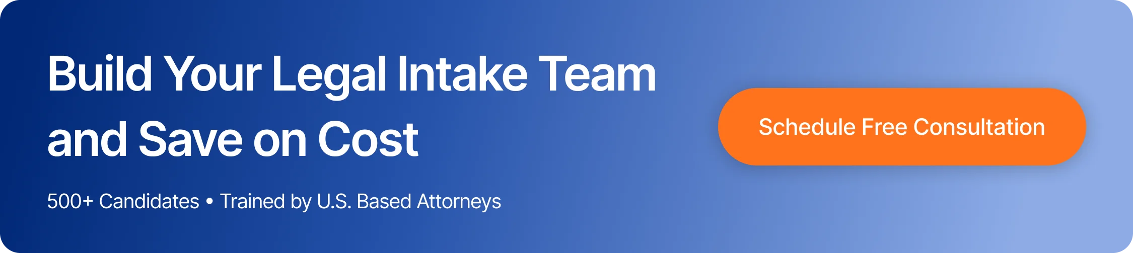 intake team outsourcing banner