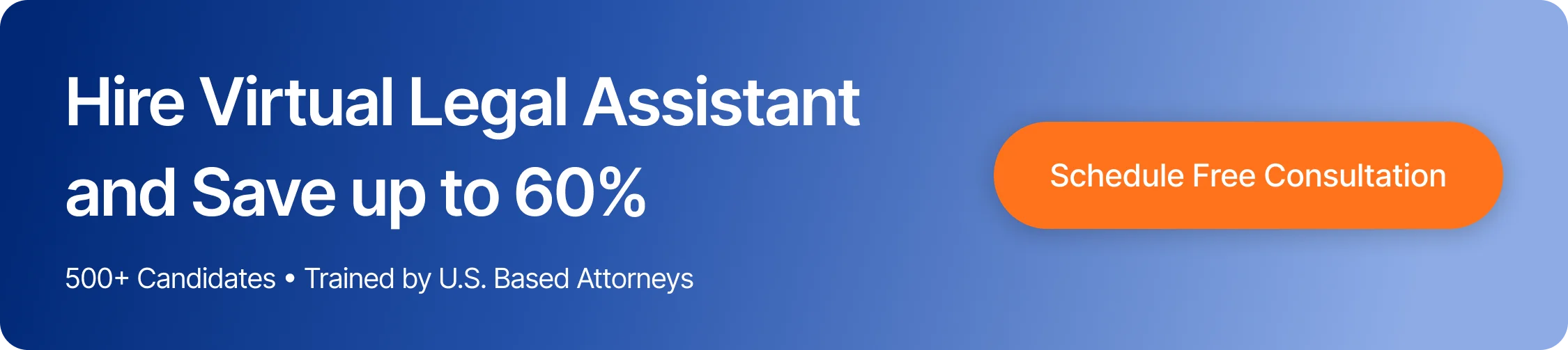 Legal assistant banner