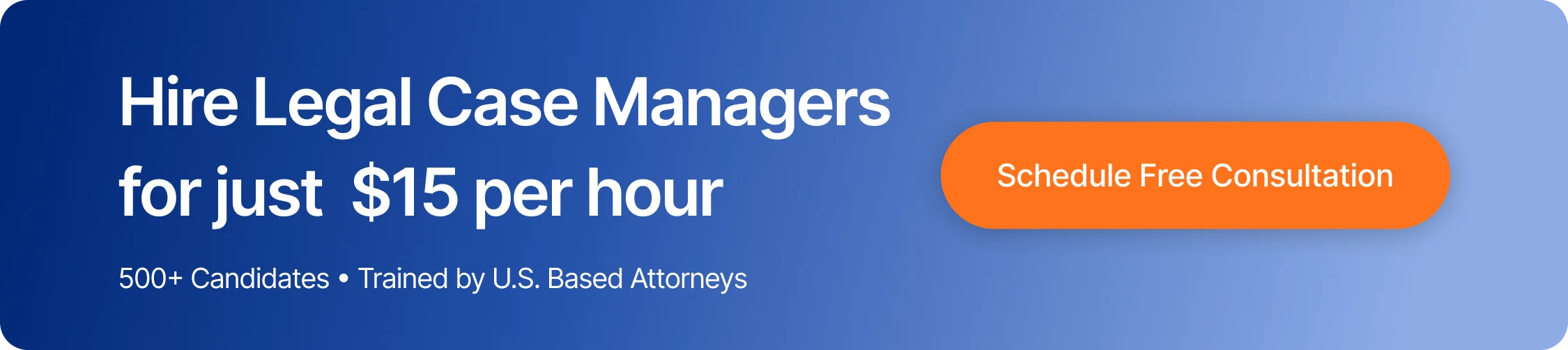 case manager professionals for law firm