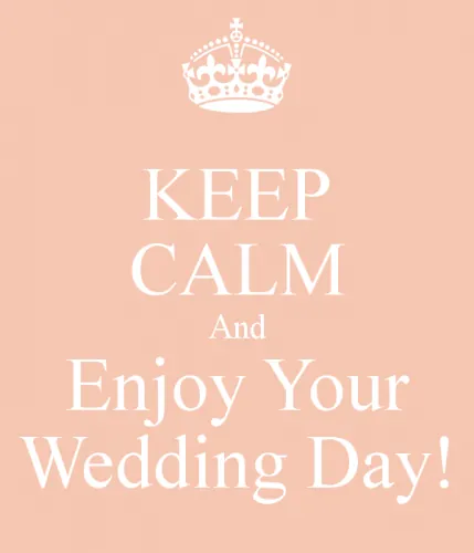 Tips to Enjoy Your Wedding Day