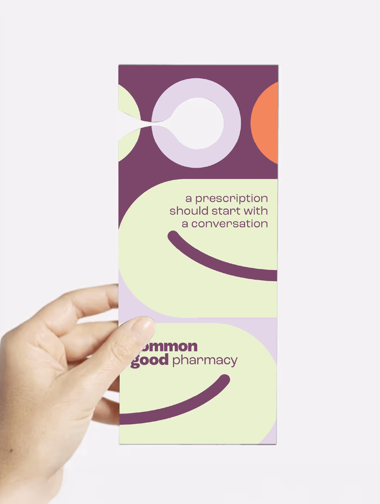 The front of a the Common Good branded pamphlet.