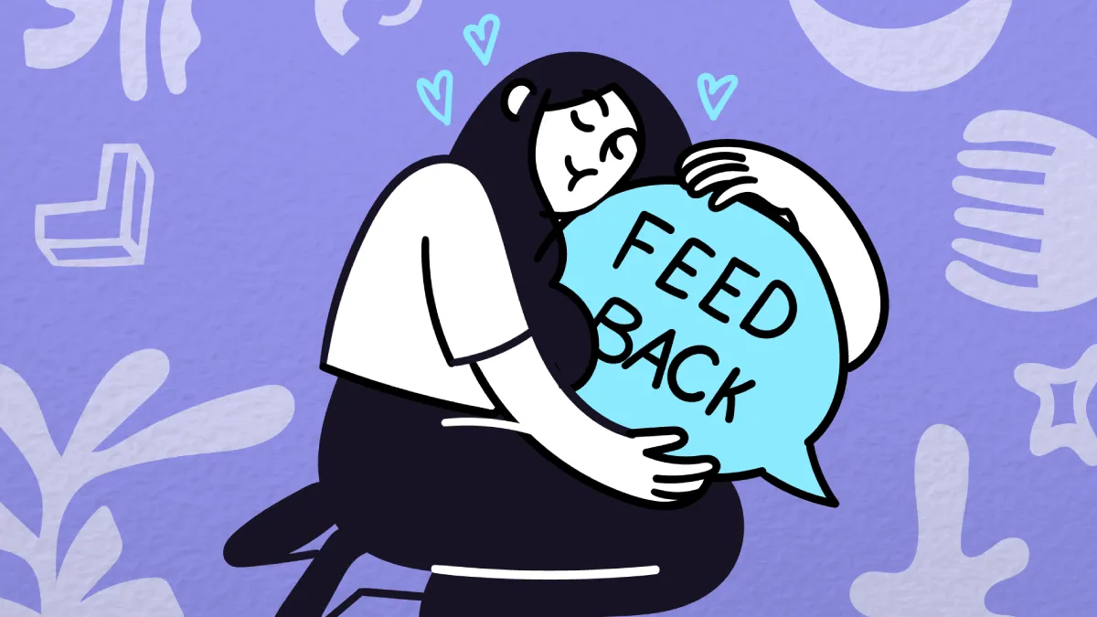 Illustration of fearless feedback and how Apple’s workplace culture helps reduce employee anxiety