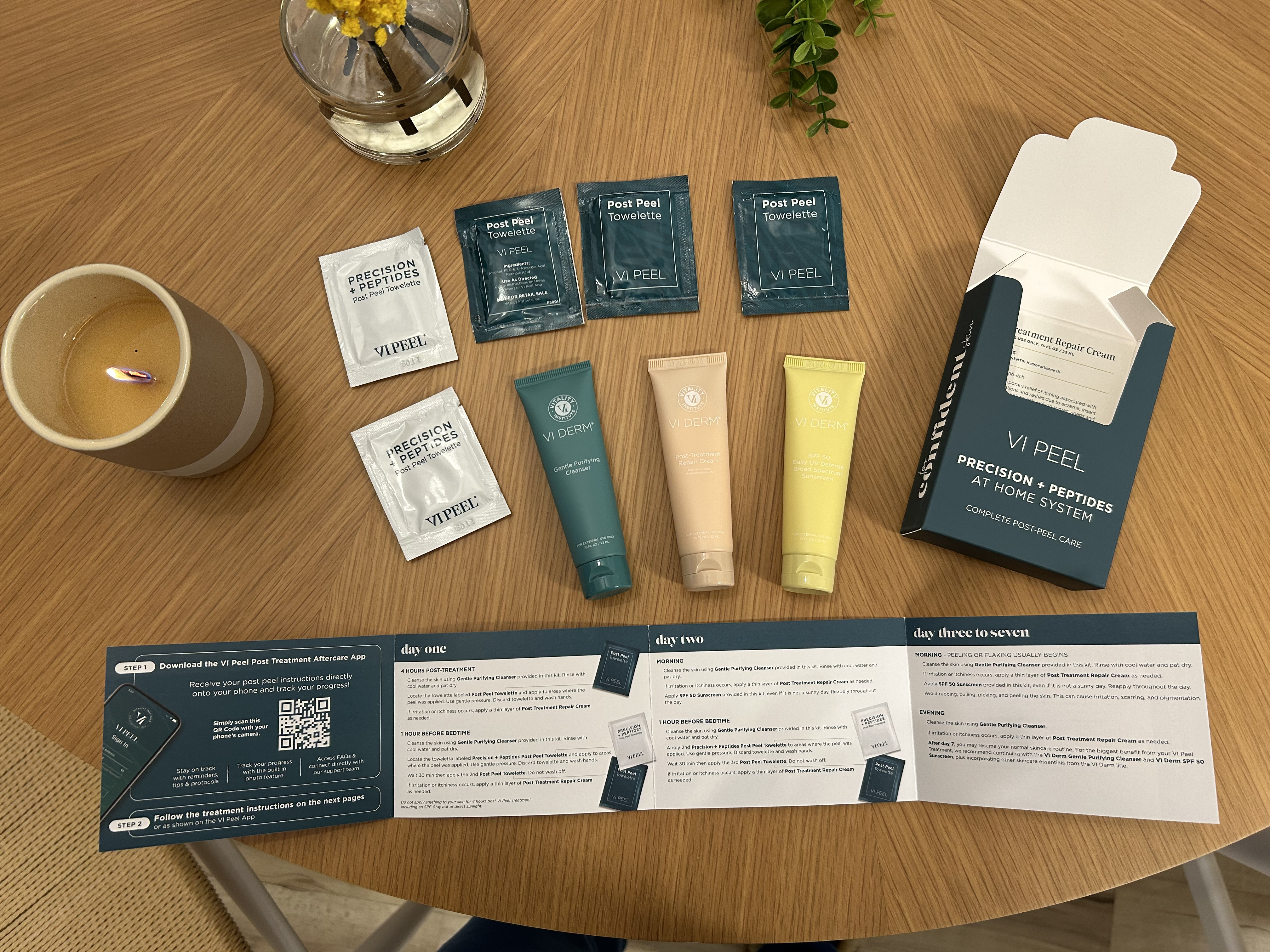 VI Peel Precision + Peptides Aftercare Kit