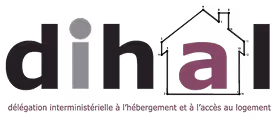 Logo dihal avec le slogan 'Détection Immobilière & Photovoltaïque & IOT au permis', intégrant une maison stylisée à droite.